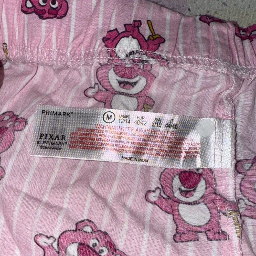Pink Lotso Print & Black Heart Shorts Lounge Set - Picture 3 of 5